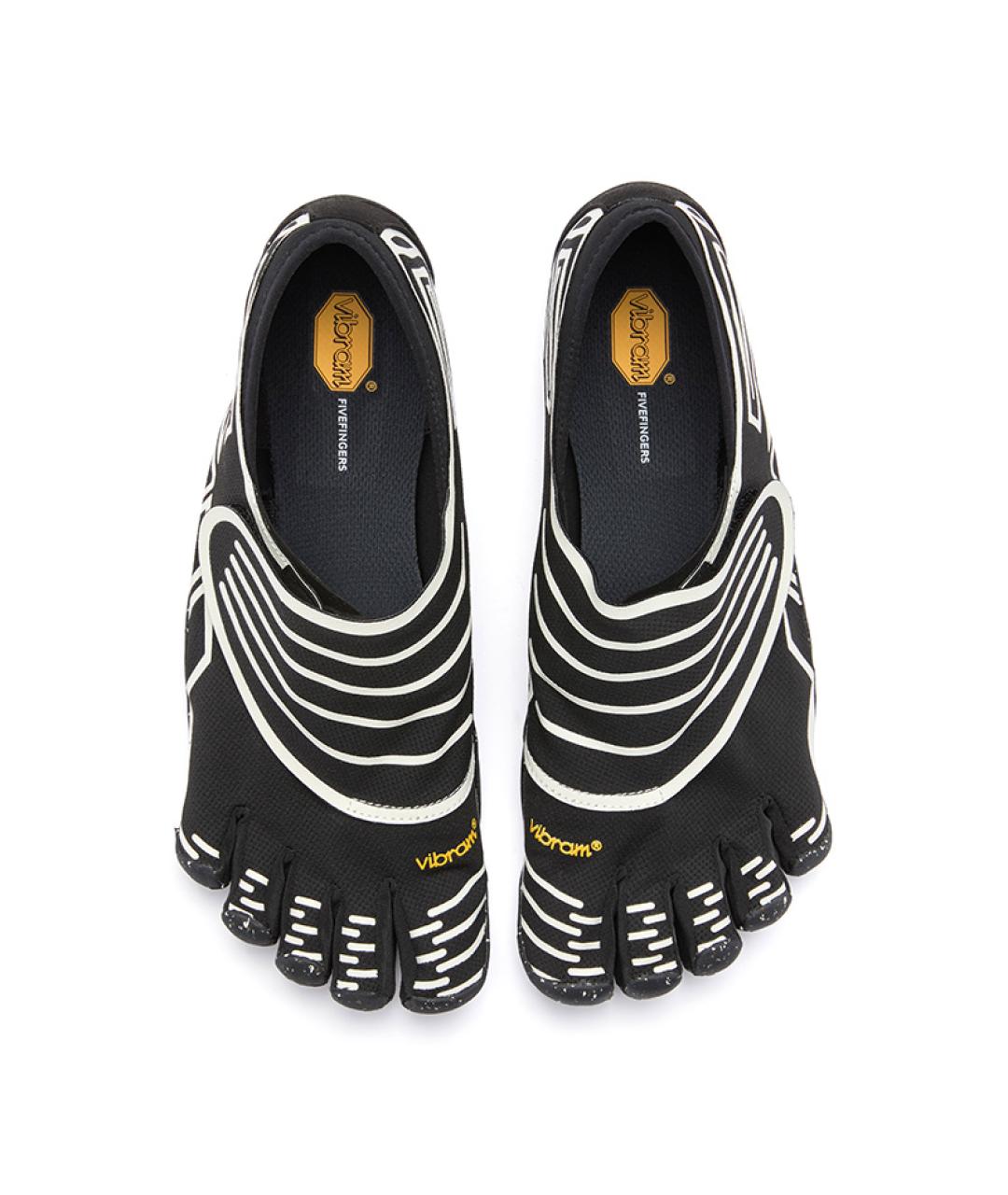 VIBRAM Черные низкие кроссовки / кеды, фото 2