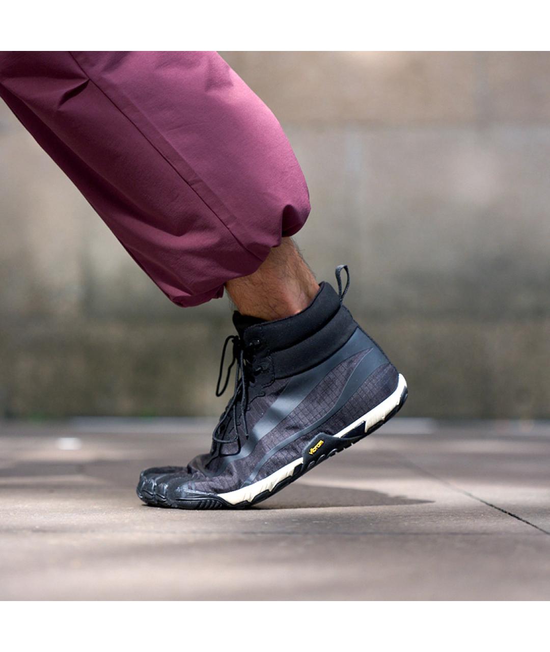 VIBRAM Черные высокие кроссовки / кеды, фото 5