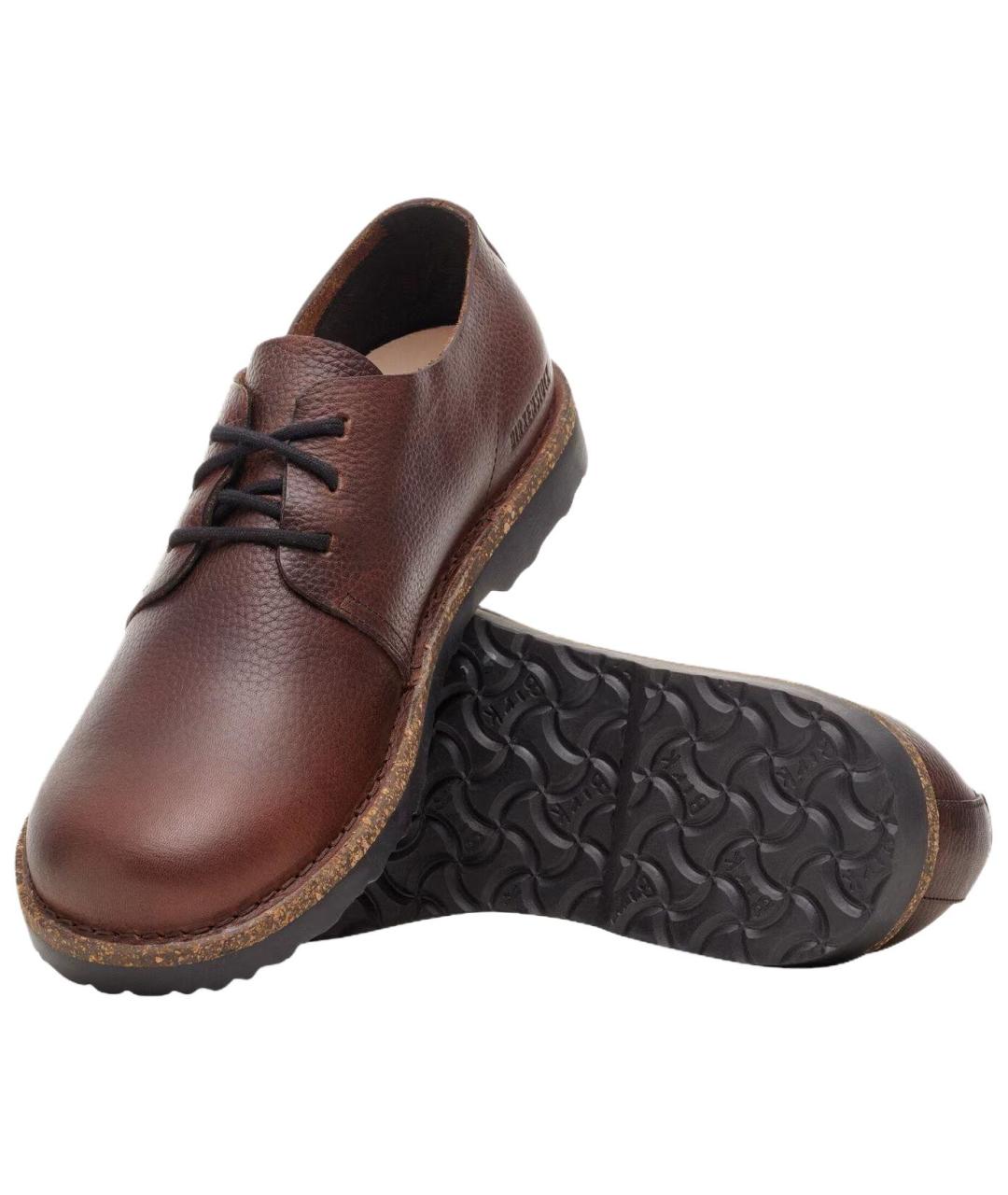 BIRKENSTOCK Коричневые кожаные ботинки, фото 5