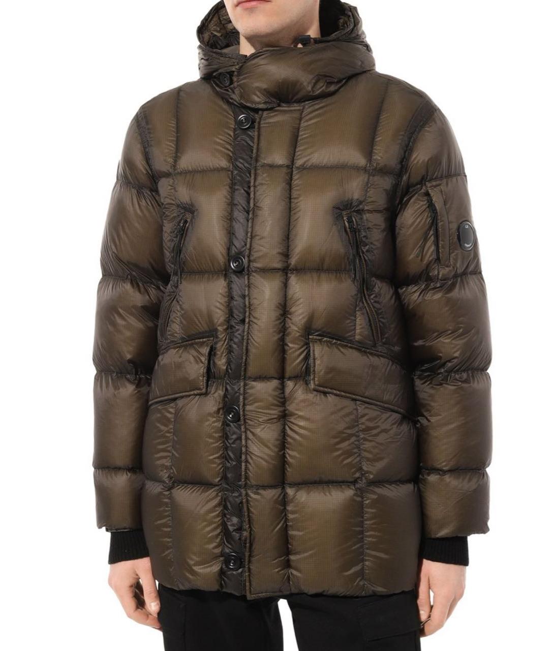 CP COMPANY Хаки полиамидовый пуховик, фото 3