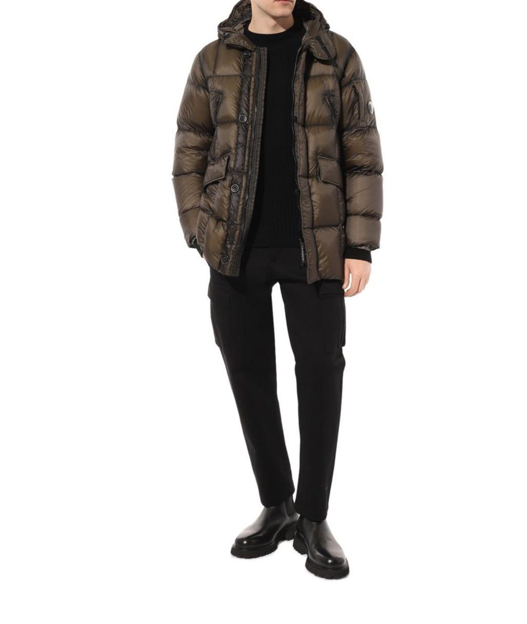 CP COMPANY Хаки полиамидовый пуховик, фото 2