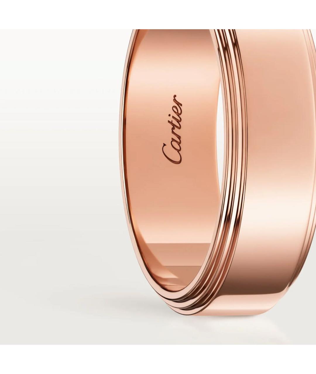 CARTIER Желтое кольцо из розового золота, фото 4