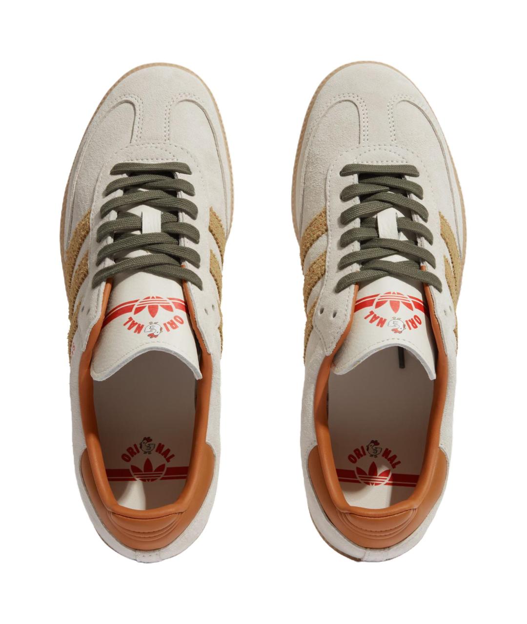 ADIDAS Бежевые кеды, фото 3