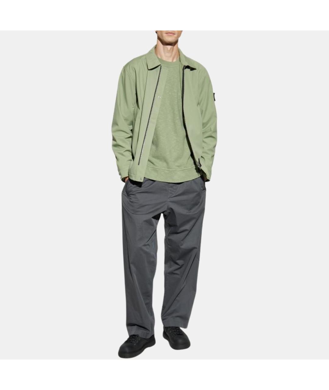 STONE ISLAND Зеленая куртка, фото 4