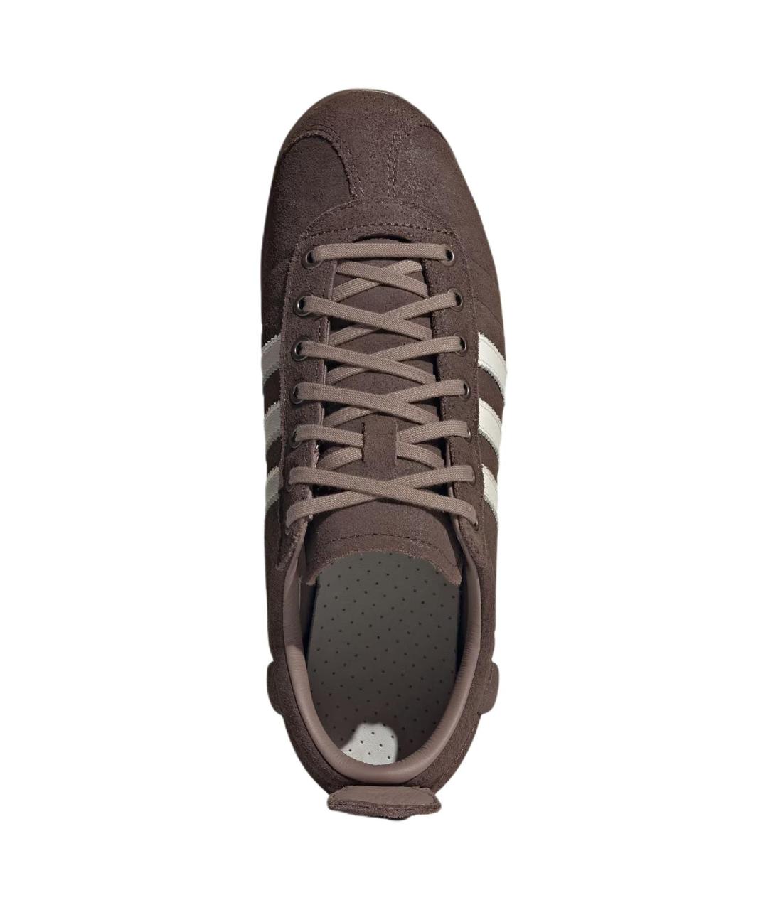 ADIDAS Коричневые кожаные кеды, фото 3