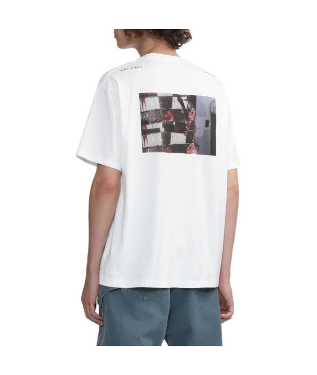 CAV EMPT Белая хлопковая футболка, фото 5