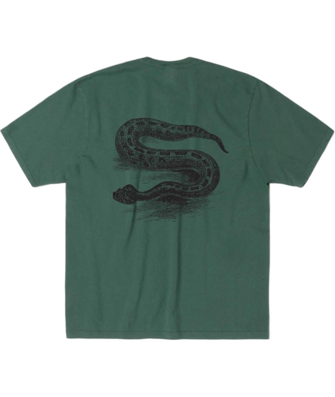 STUSSY Зеленая футболка, фото 2