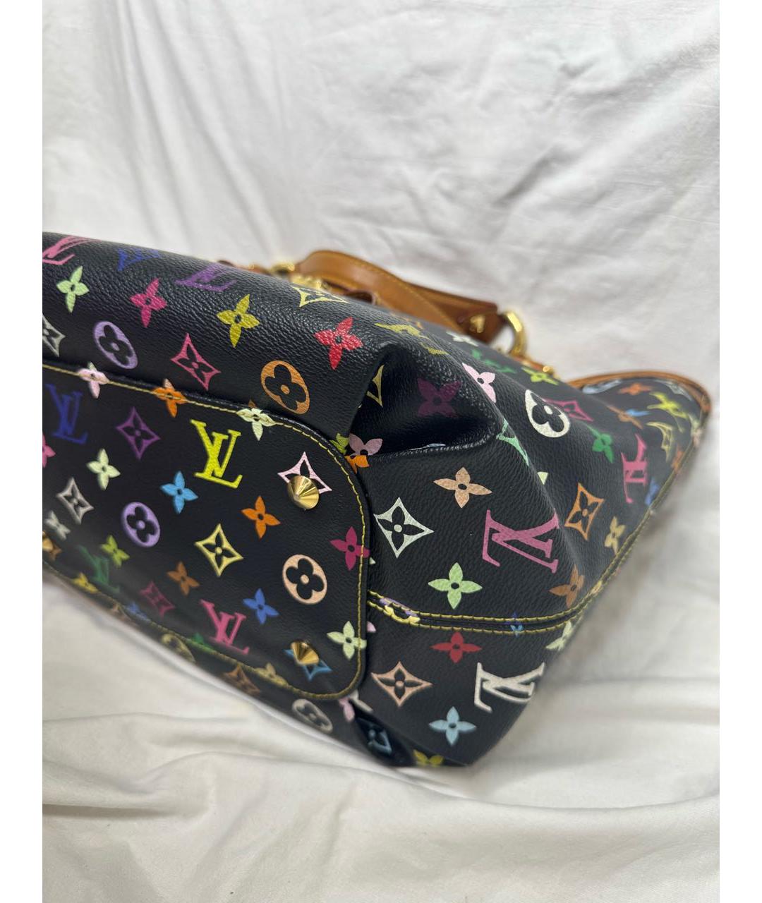 LOUIS VUITTON Черная сумка с короткими ручками, фото 6