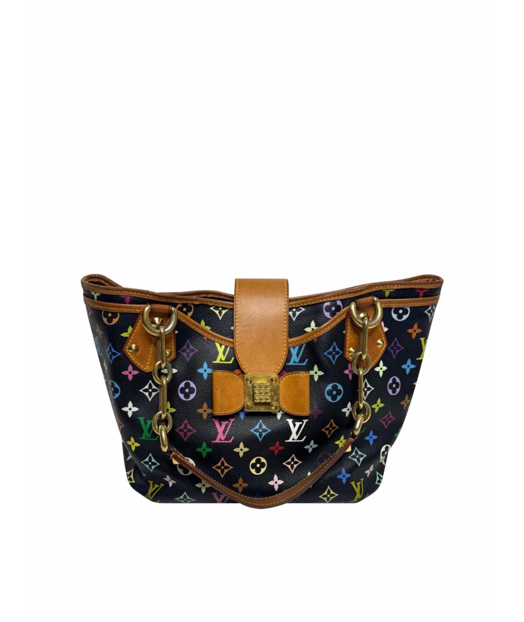 LOUIS VUITTON Черная сумка с короткими ручками, фото 1