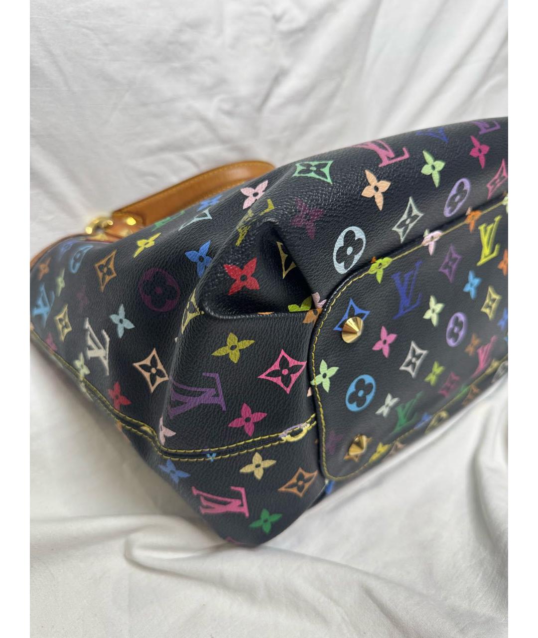 LOUIS VUITTON Черная сумка с короткими ручками, фото 5