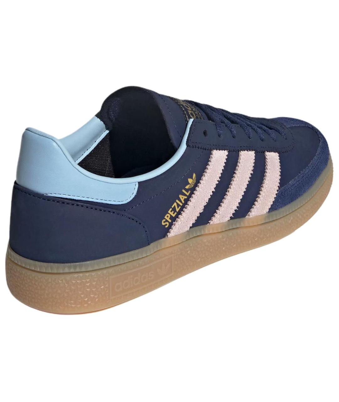 ADIDAS Темно-синие кожаные кеды, фото 4