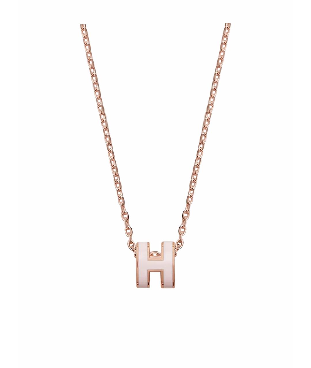 HERMES Розовая подвеска, фото 1