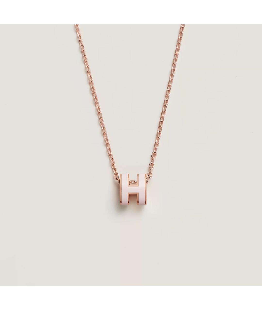HERMES Розовая подвеска, фото 5