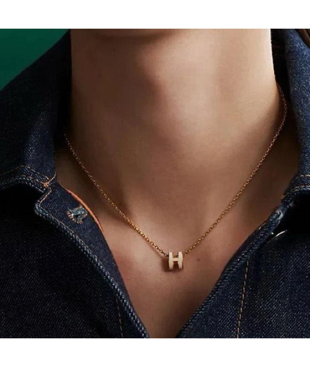 HERMES Розовая подвеска, фото 2