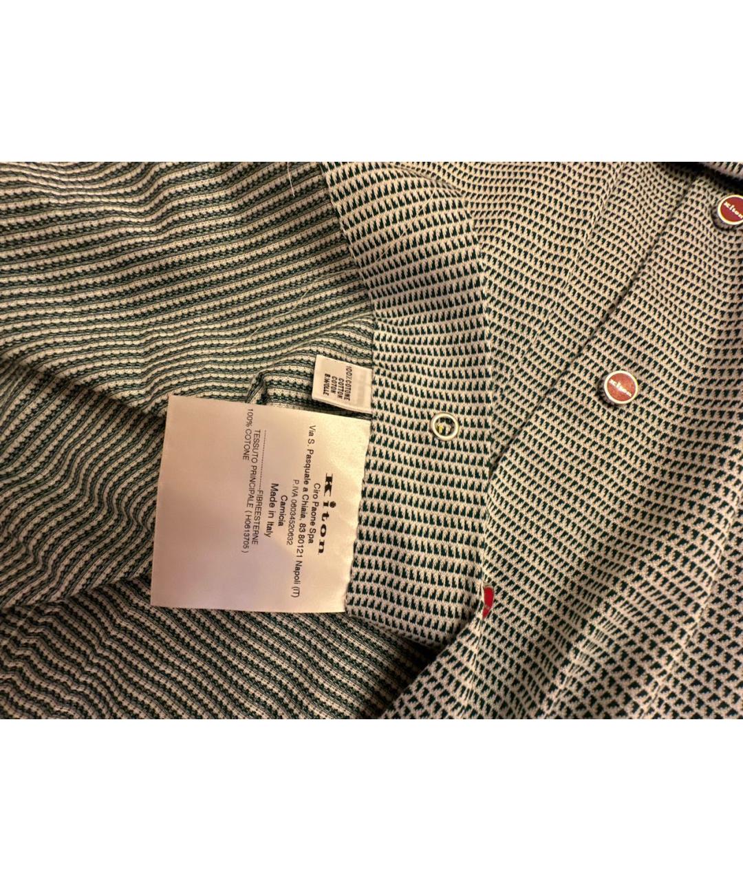 KITON Хлопковая кэжуал рубашка, фото 5