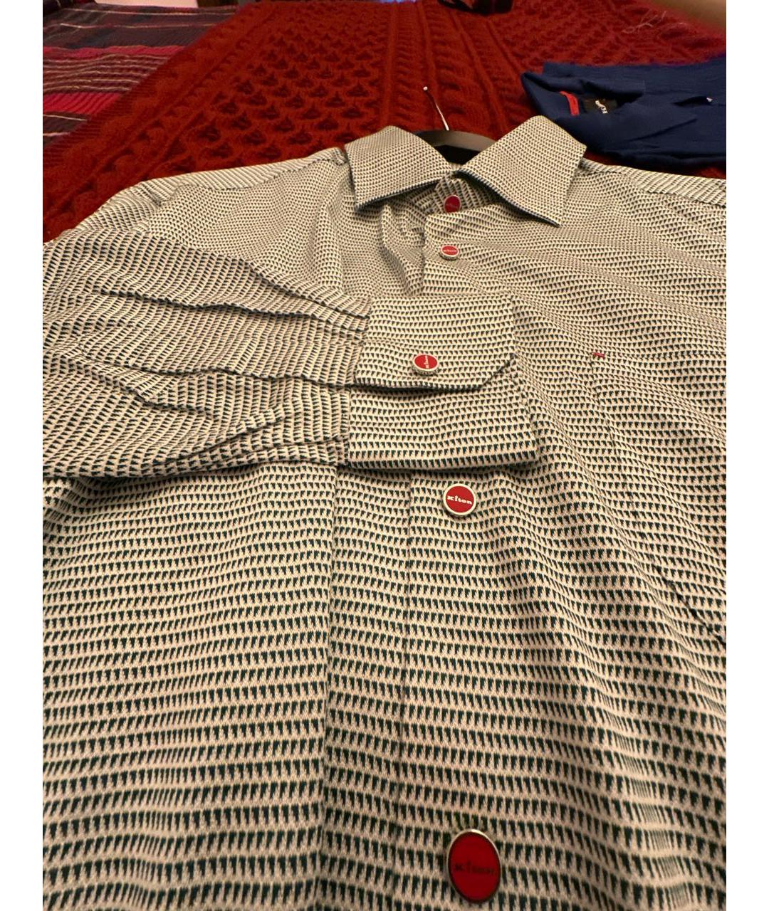 KITON Хлопковая кэжуал рубашка, фото 4