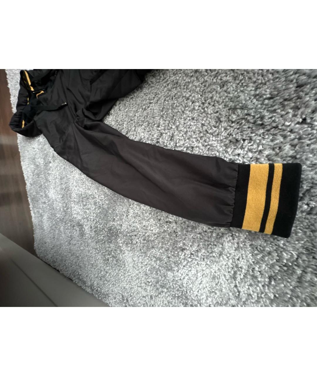 DOLCE&GABBANA Черная полиэстеровая куртка, фото 7