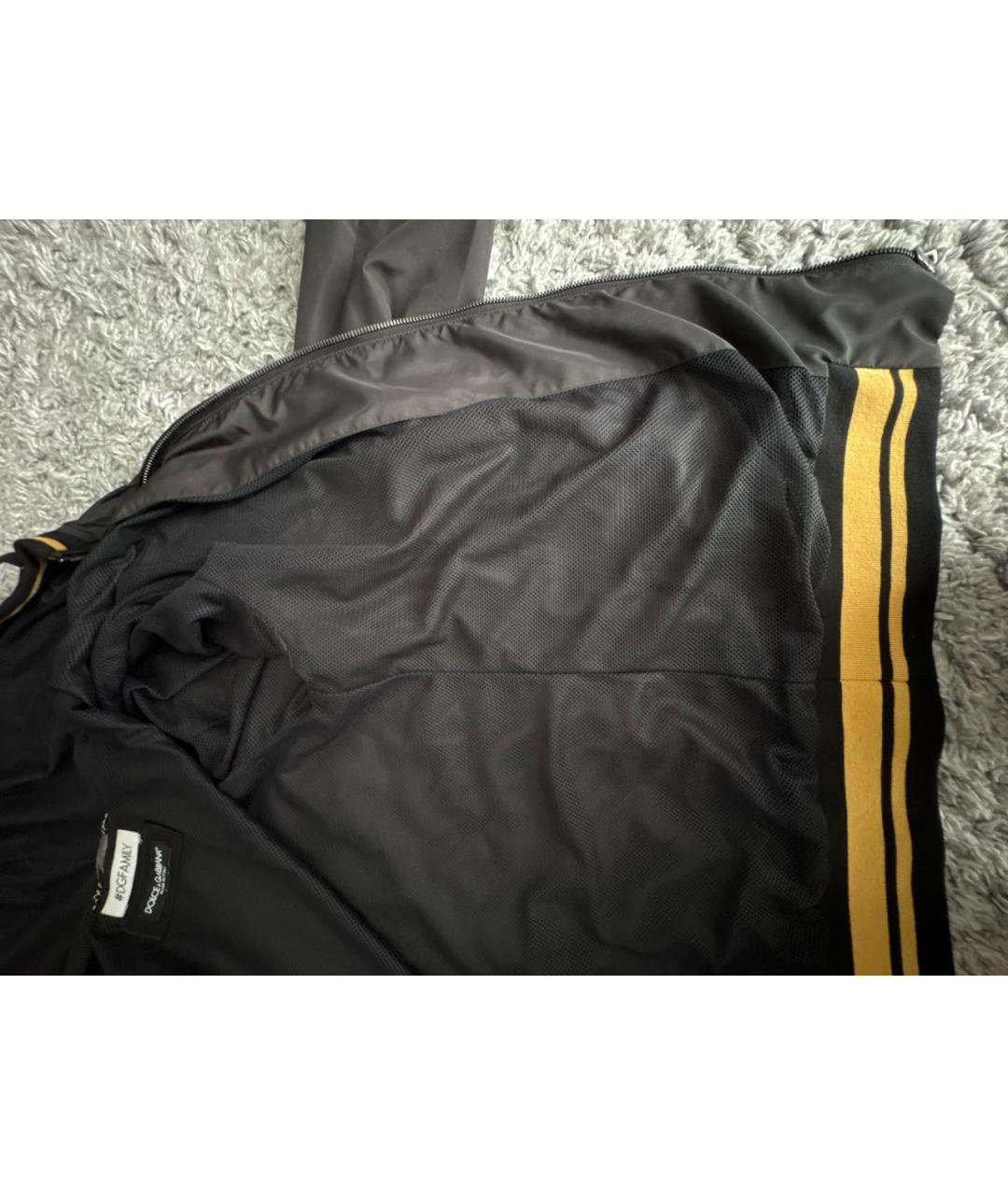 DOLCE&GABBANA Черная полиэстеровая куртка, фото 8