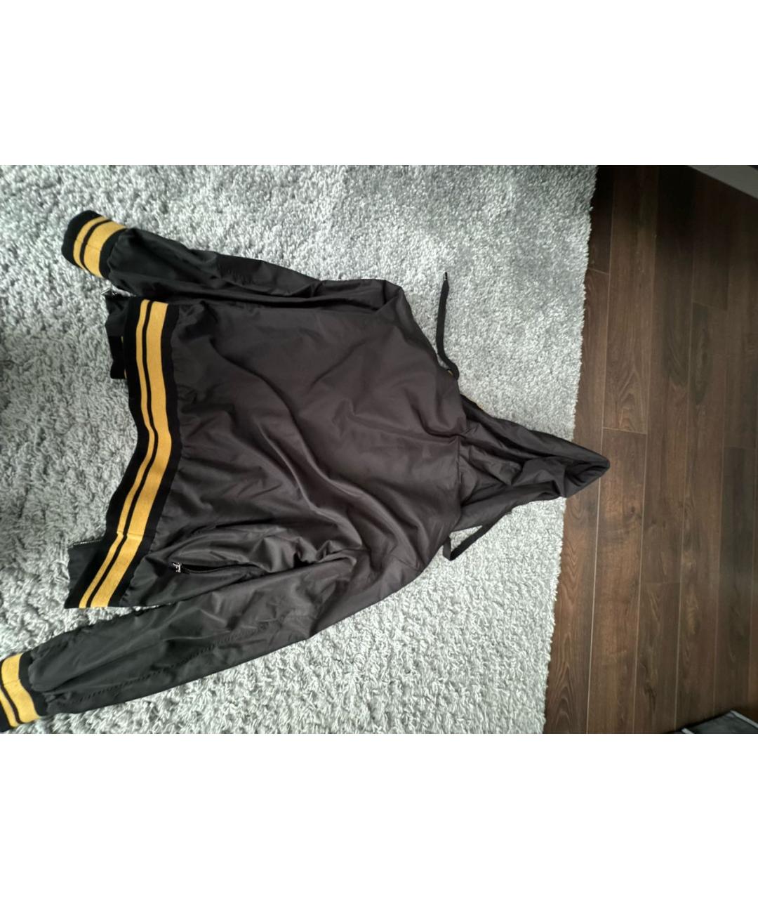 DOLCE&GABBANA Черная полиэстеровая куртка, фото 2