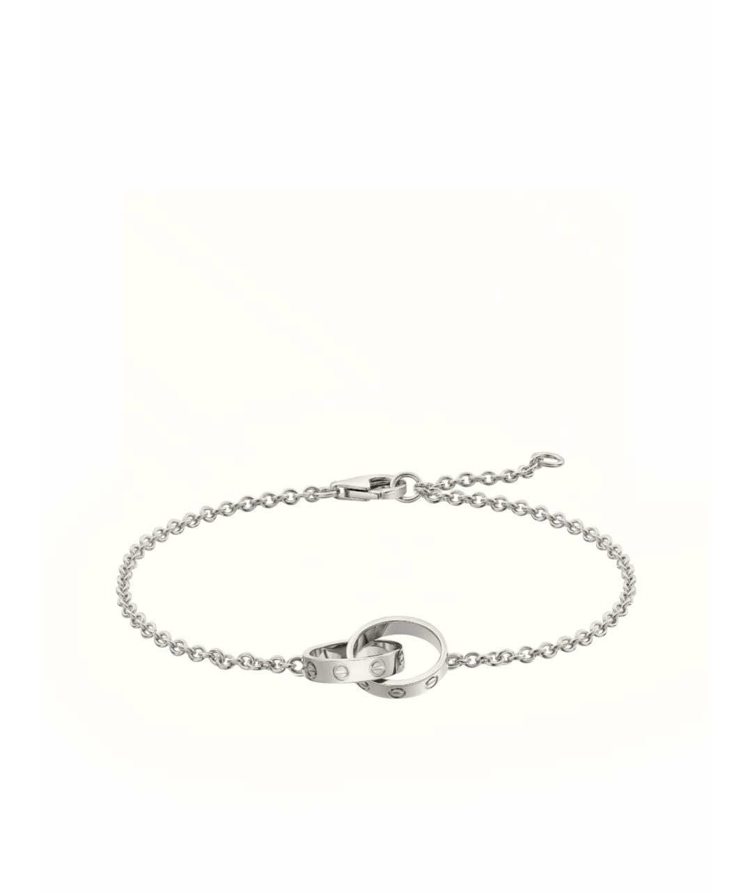 CARTIER Серый браслет из белого золота, фото 1