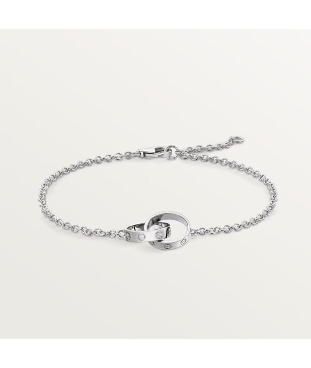 CARTIER Серый браслет из белого золота, фото 7