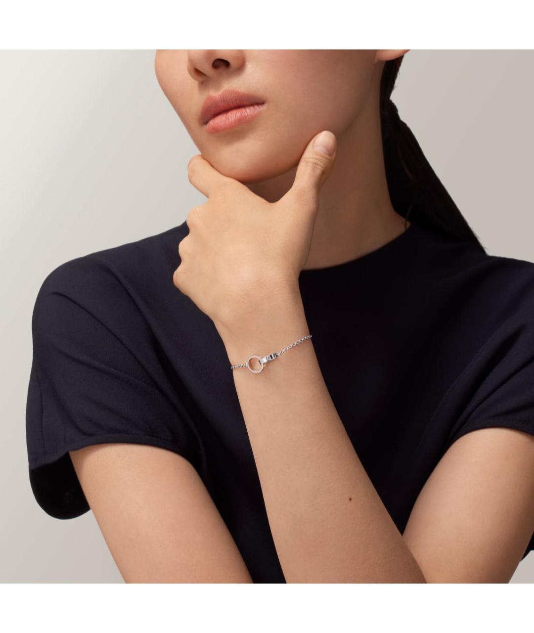 CARTIER Серый браслет из белого золота, фото 3