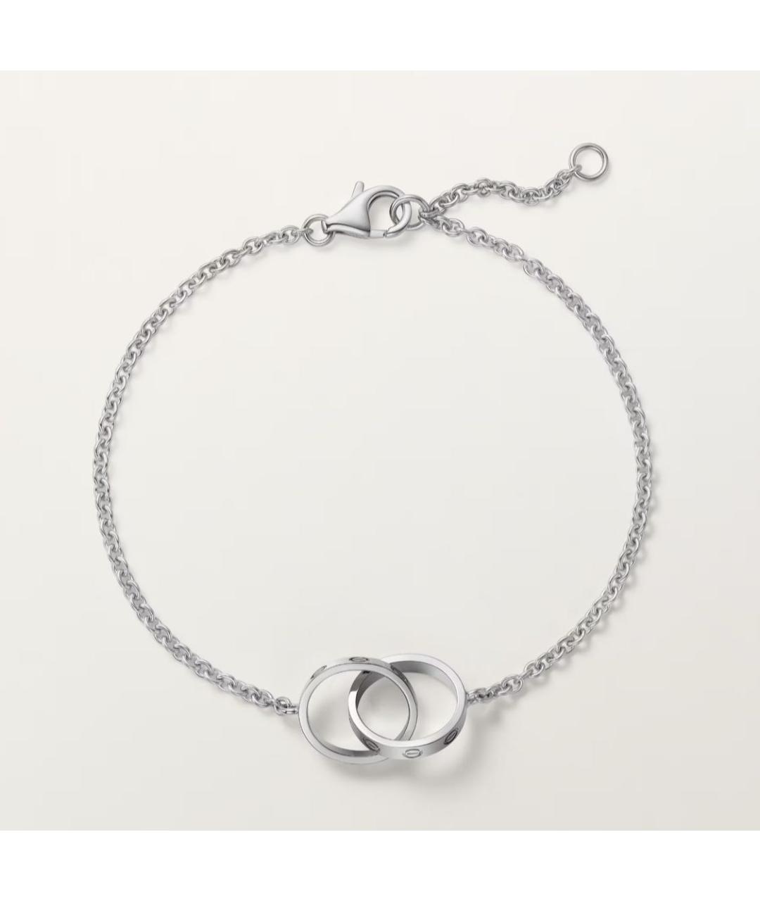 CARTIER Серый браслет из белого золота, фото 2