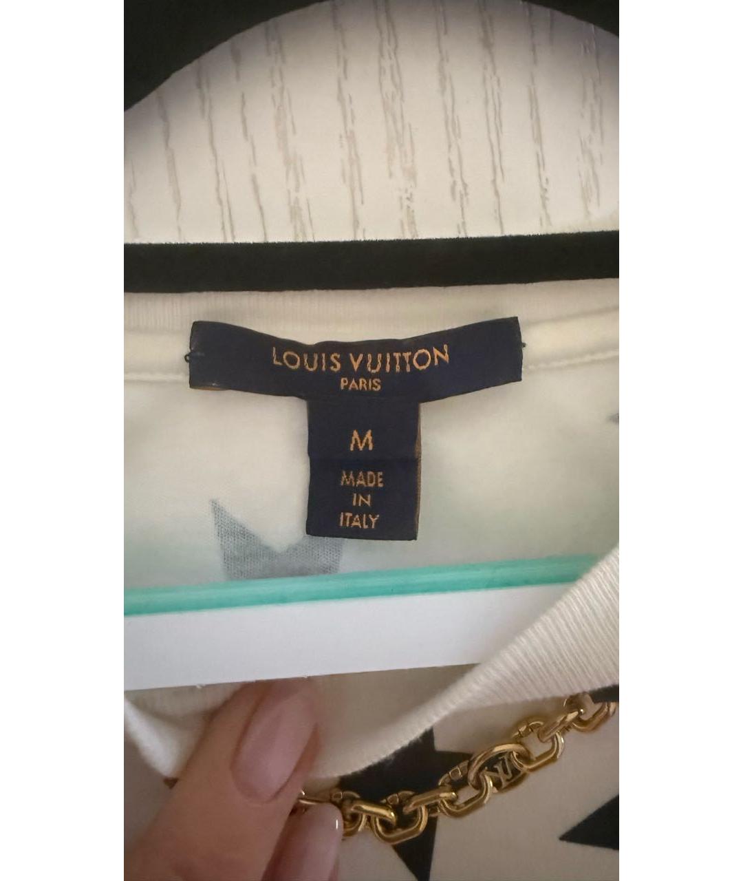 LOUIS VUITTON Белый хлопко-эластановый костюм с брюками, фото 3