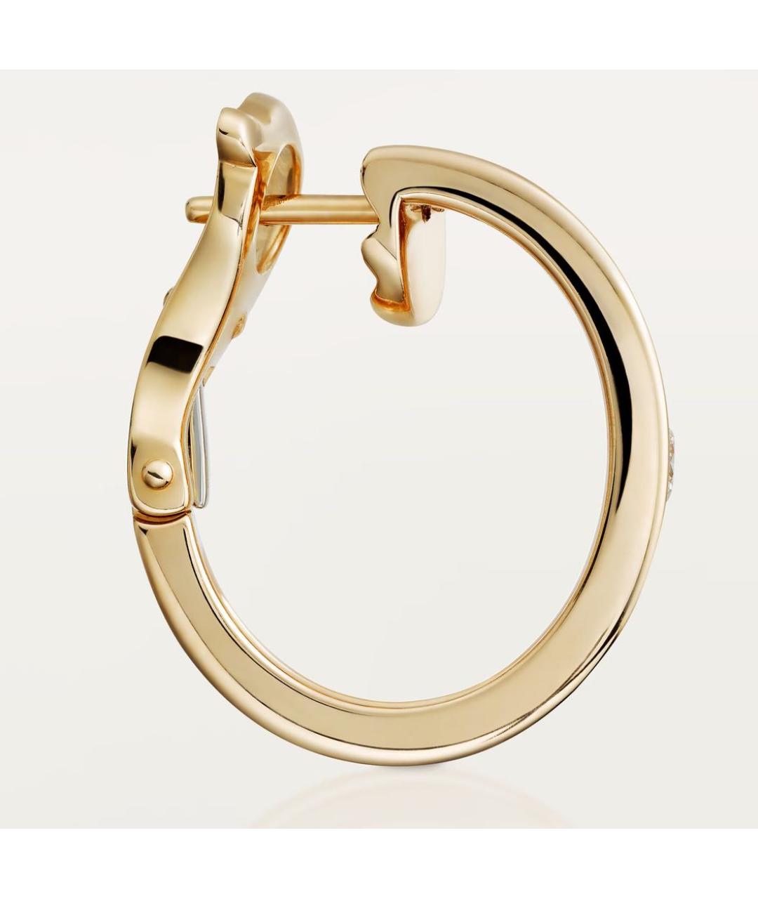 CARTIER Золотые серьги из желтого золота, фото 7