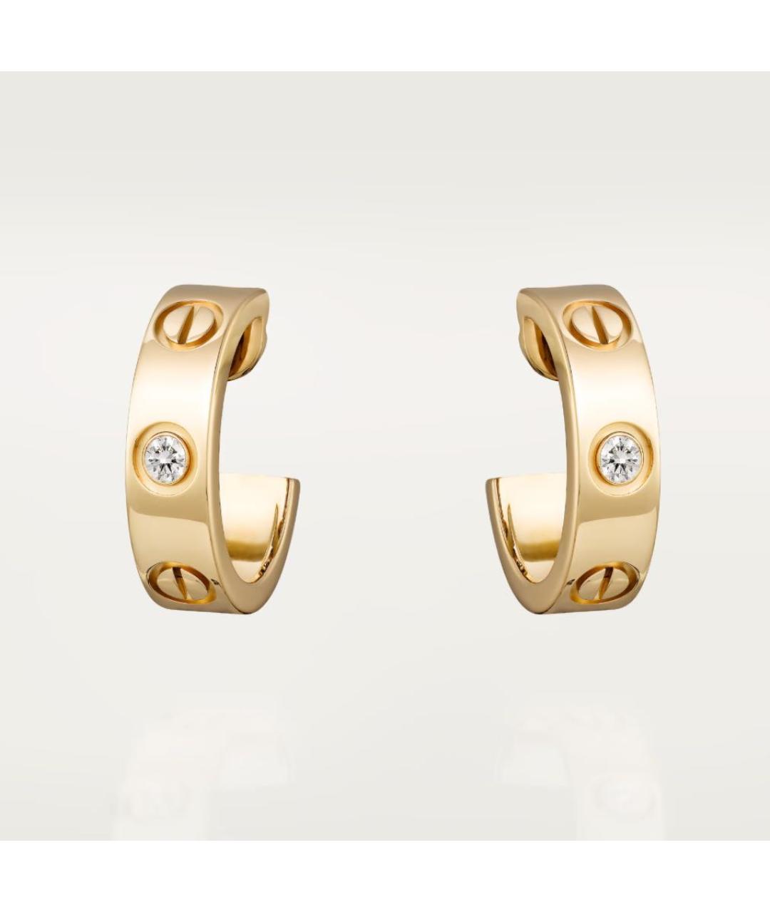 CARTIER Золотые серьги из желтого золота, фото 9