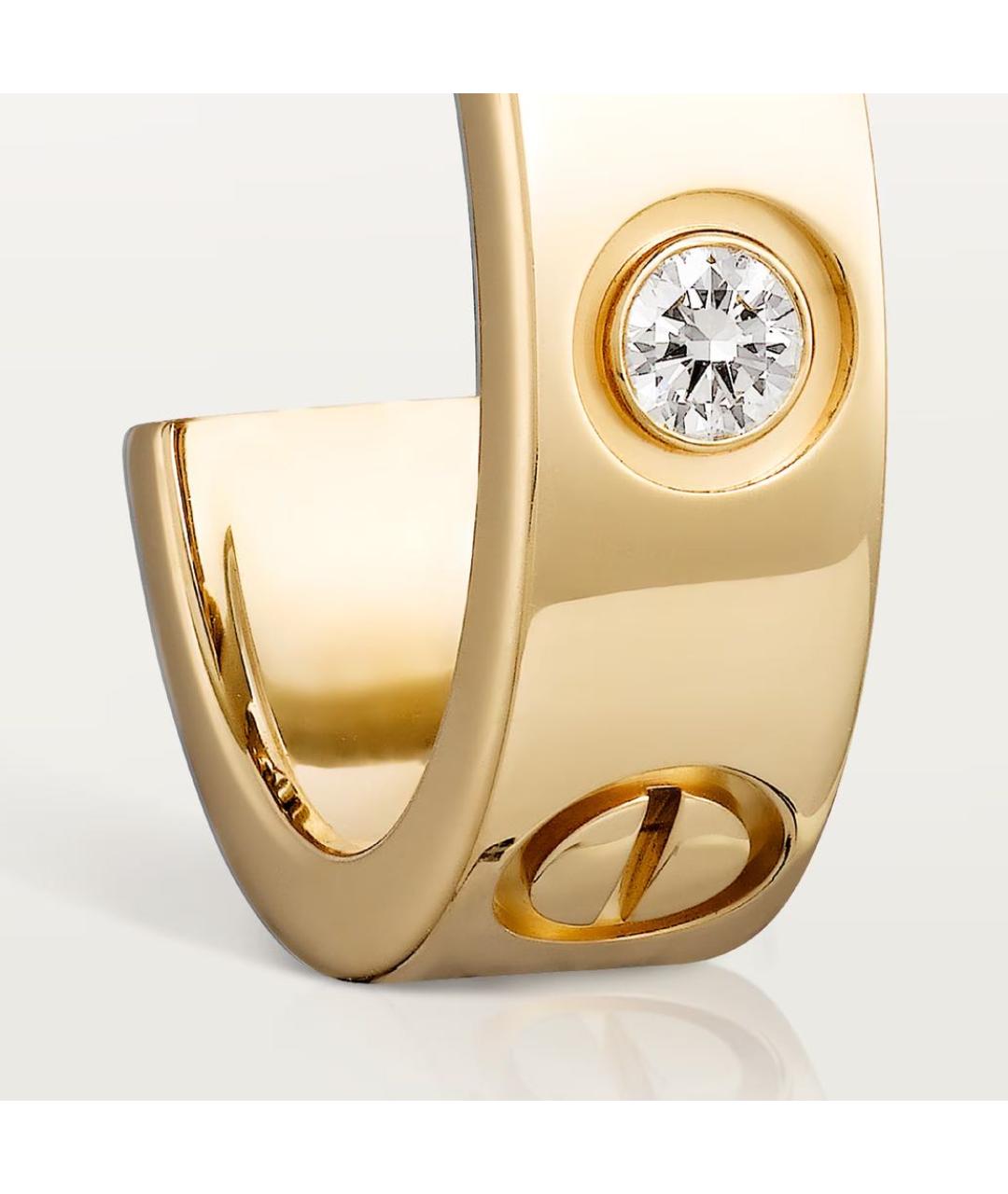 CARTIER Золотые серьги из желтого золота, фото 3