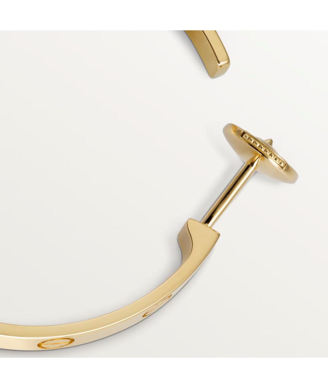 CARTIER Желтые серьги из желтого золота, фото 4