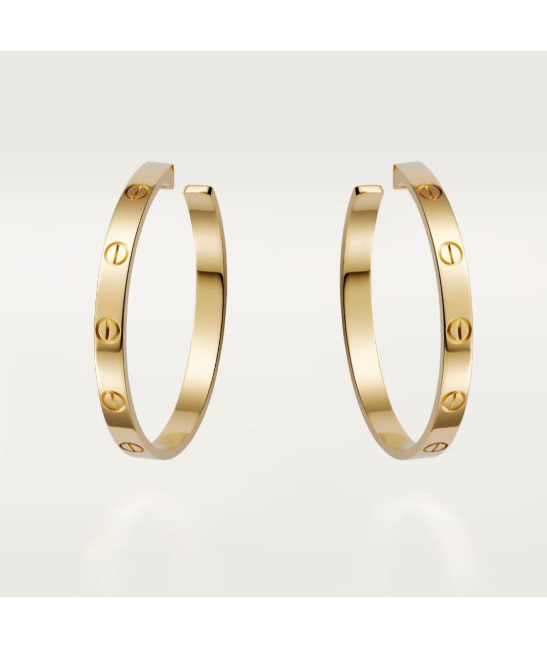 CARTIER Желтые серьги из желтого золота, фото 7