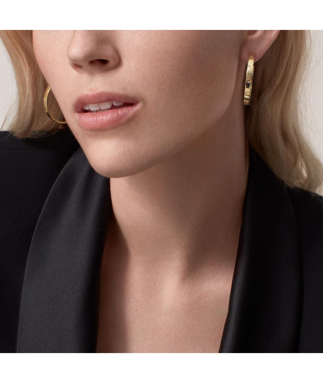 CARTIER Желтые серьги из желтого золота, фото 2