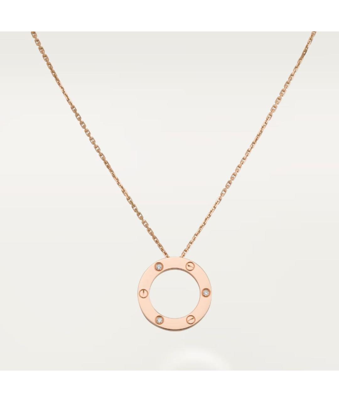 CARTIER Желтая подвеска из розового золота, фото 7