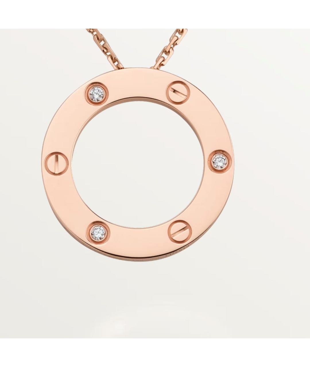 CARTIER Желтая подвеска из розового золота, фото 5