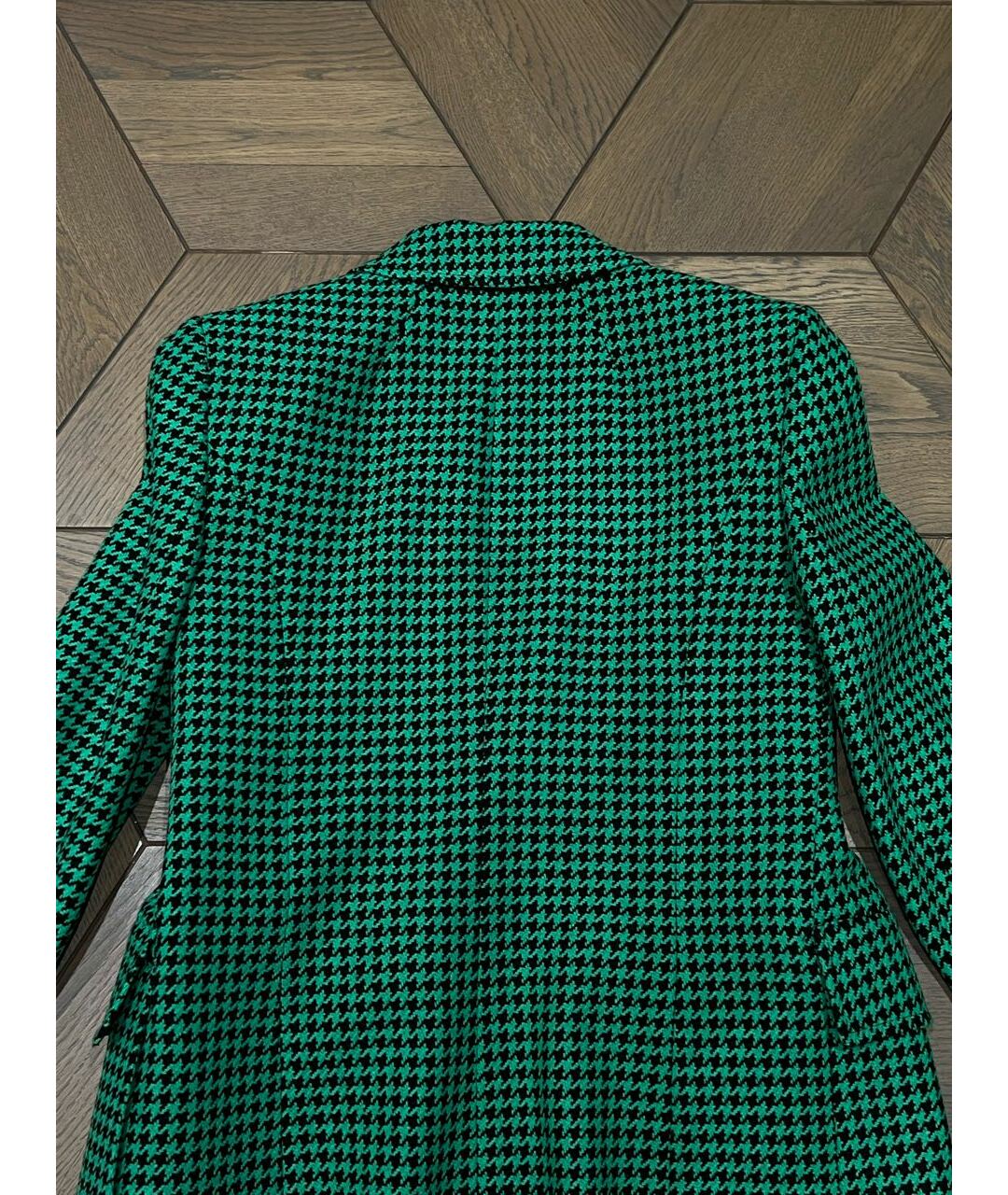 BALENCIAGA Зеленый шерстяной жакет/пиджак, фото 4