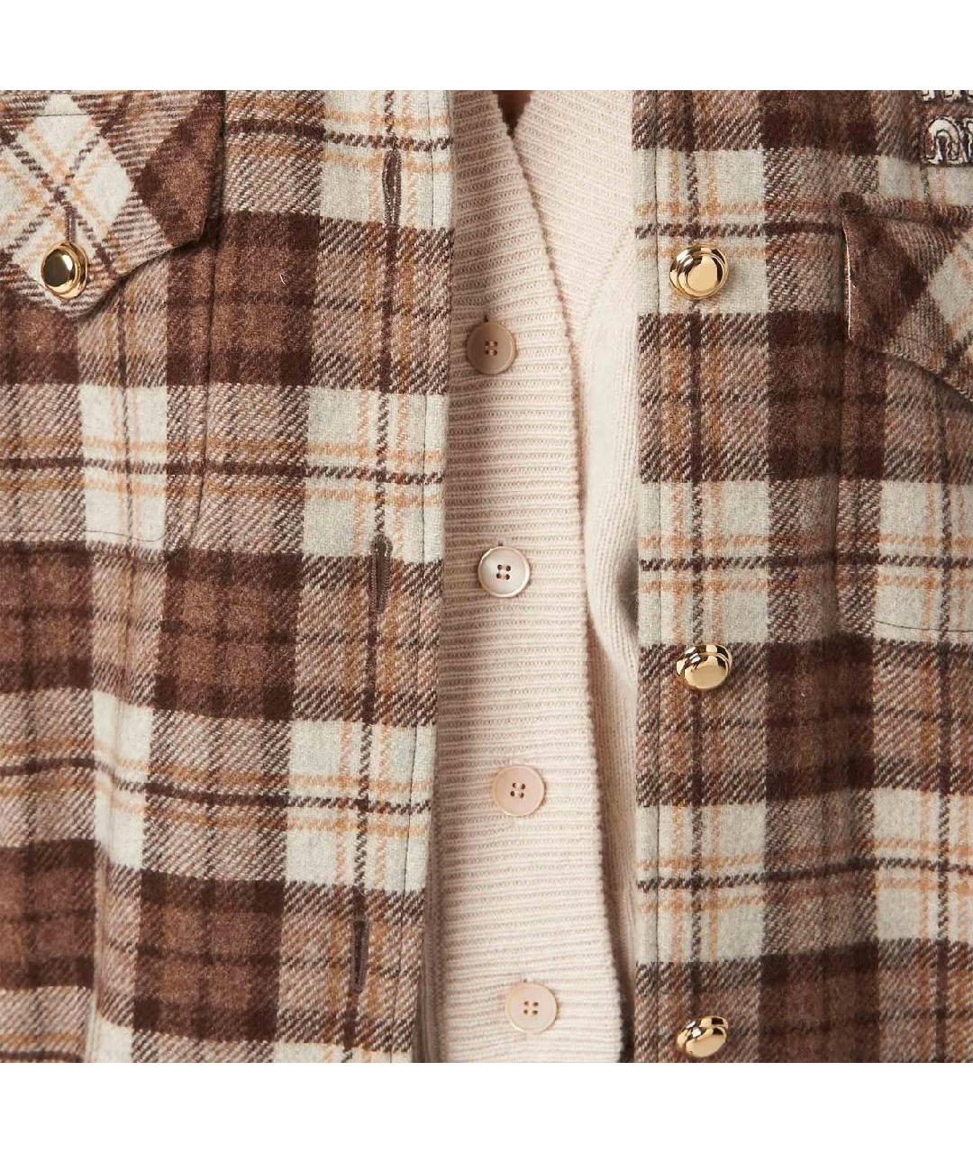 MIU MIU Розовый кашемировый кардиган, фото 5