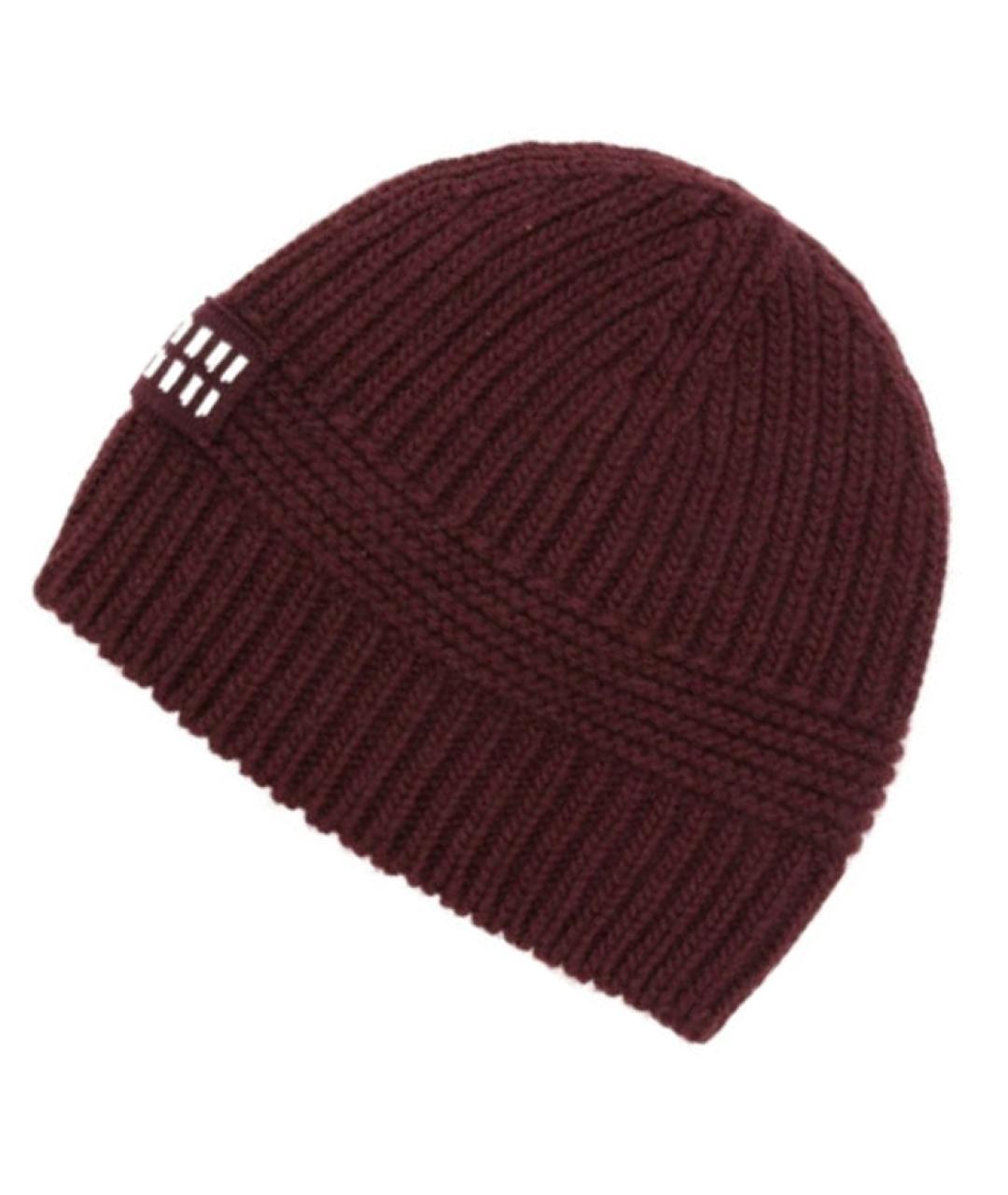 MIU MIU Коричневая шерстяная шапка, фото 2