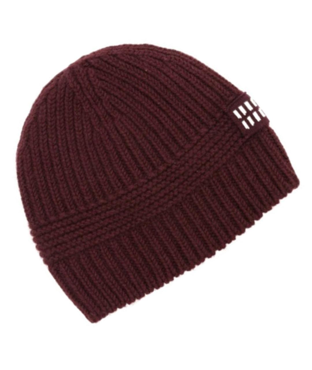 MIU MIU Коричневая шерстяная шапка, фото 3