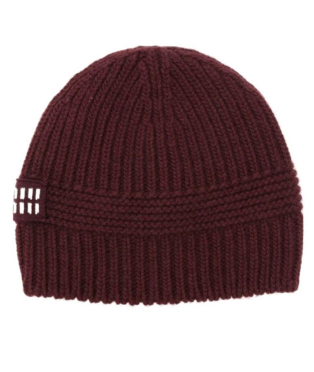 MIU MIU Коричневая шерстяная шапка, фото 1