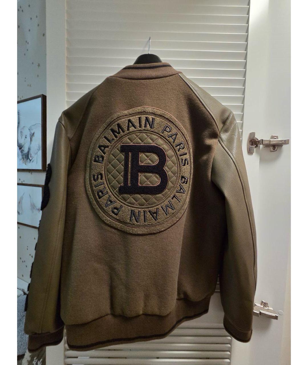 BALMAIN Коричневая куртка, фото 5