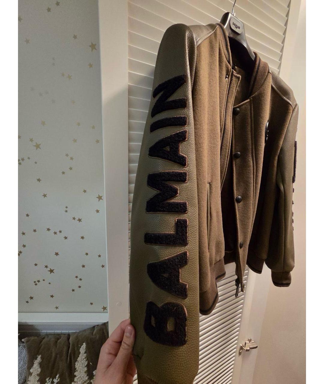 BALMAIN Коричневая куртка, фото 4