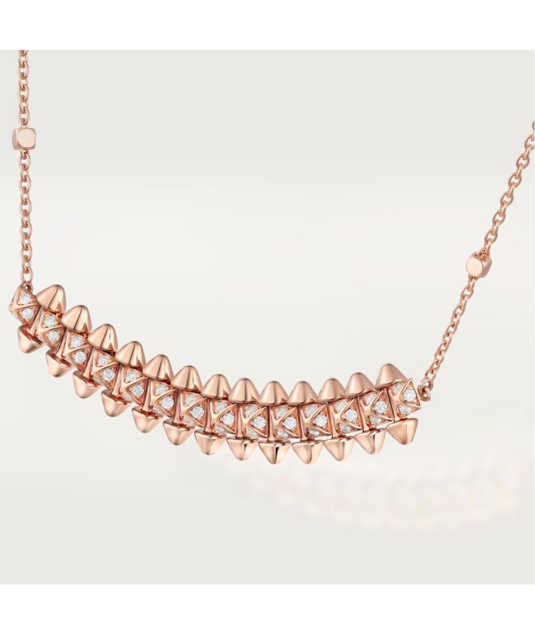 CARTIER Желтое колье из розового золота, фото 4