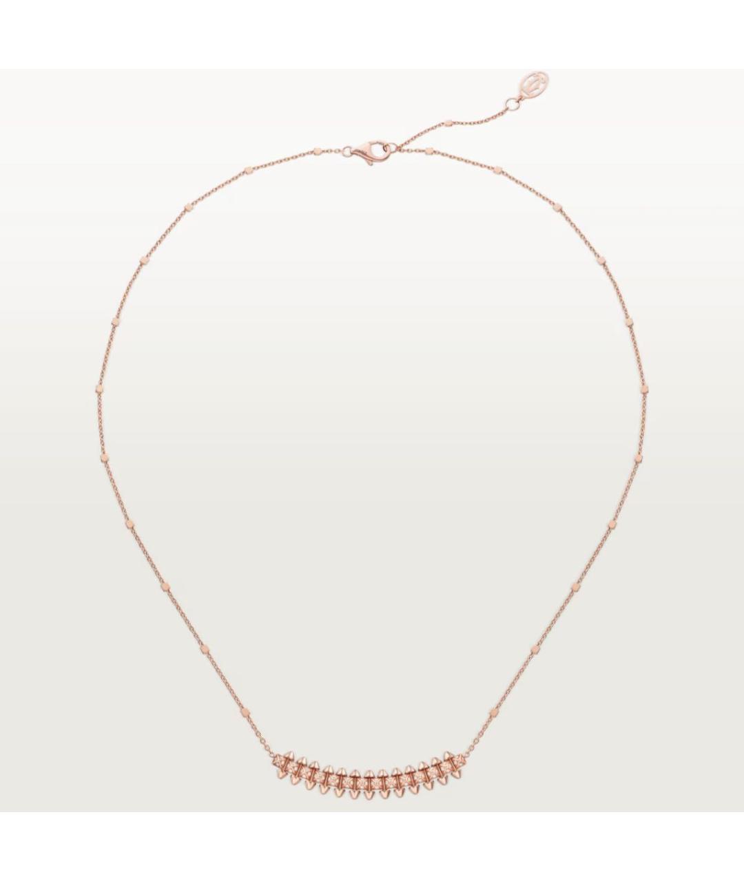 CARTIER Желтое колье из розового золота, фото 6