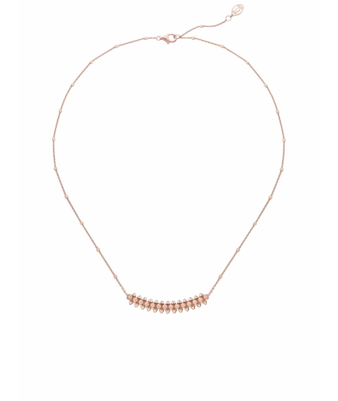 CARTIER Желтое колье из розового золота, фото 1