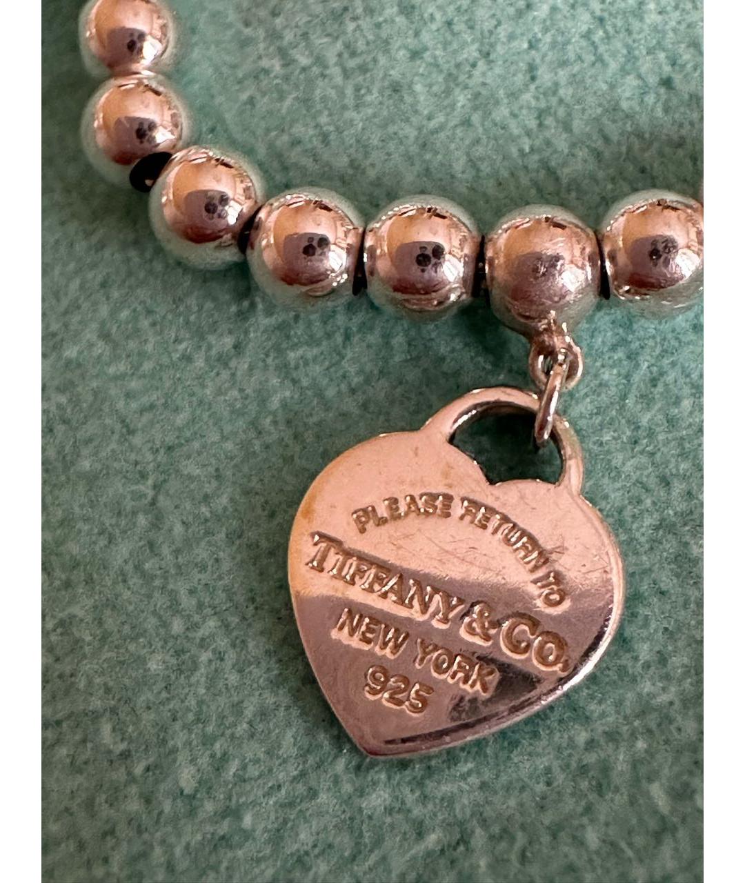 TIFFANY&CO Бирюзовый серебряный браслет, фото 3