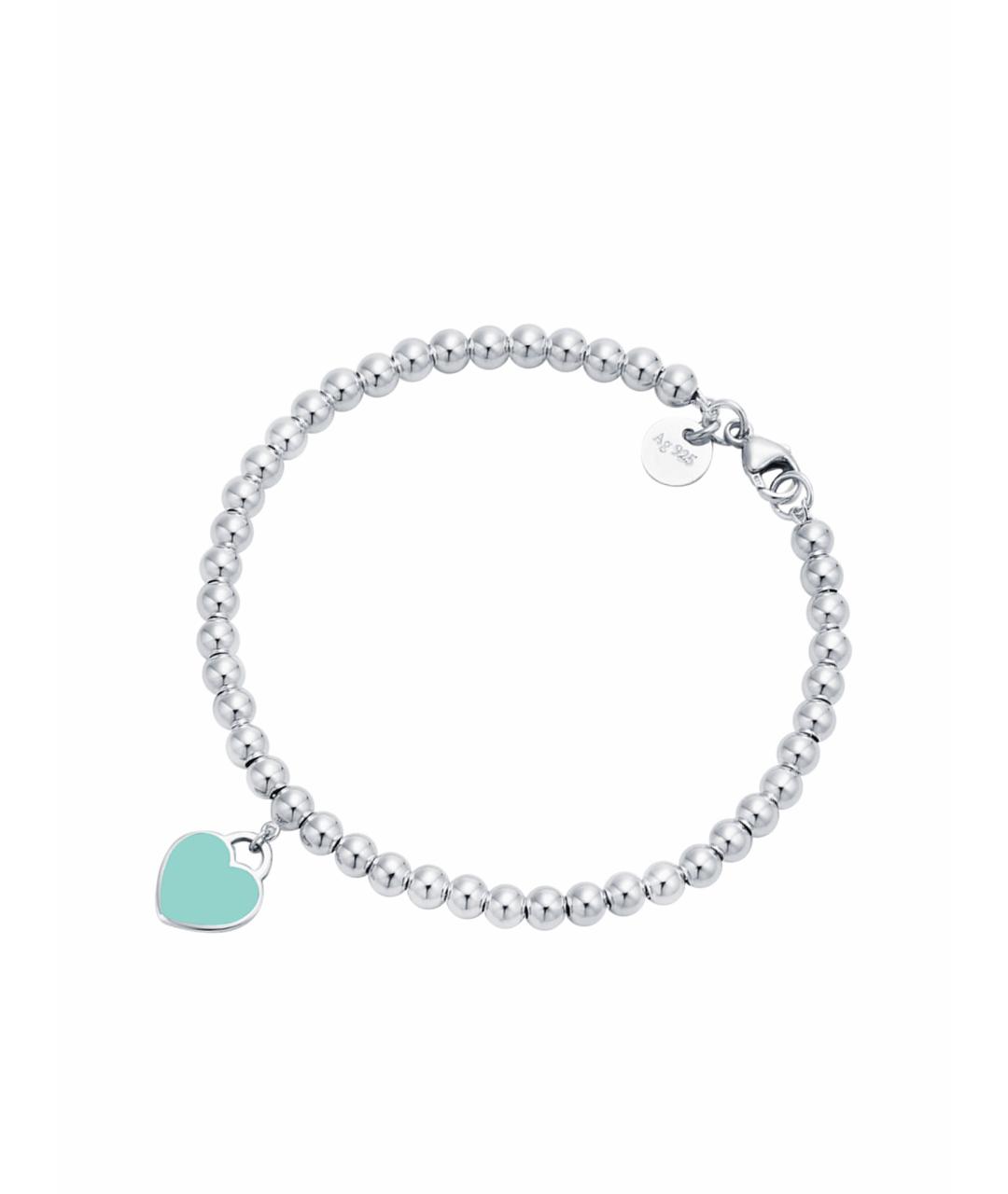 TIFFANY&CO Бирюзовый серебряный браслет, фото 1