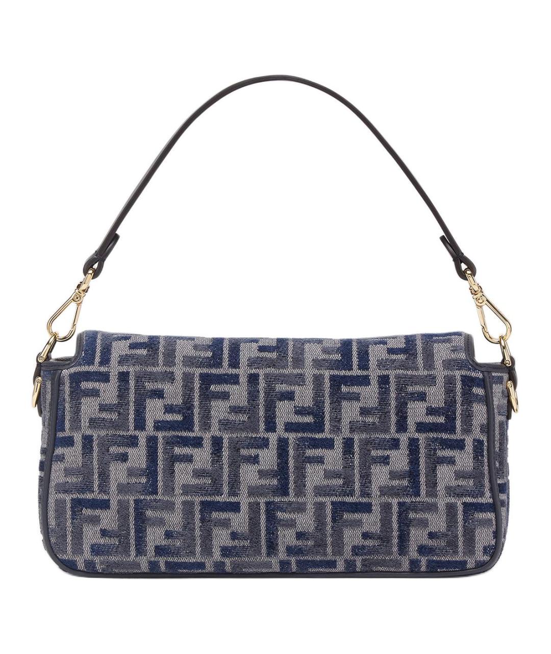 FENDI Темно-синяя сумка через плечо, фото 3
