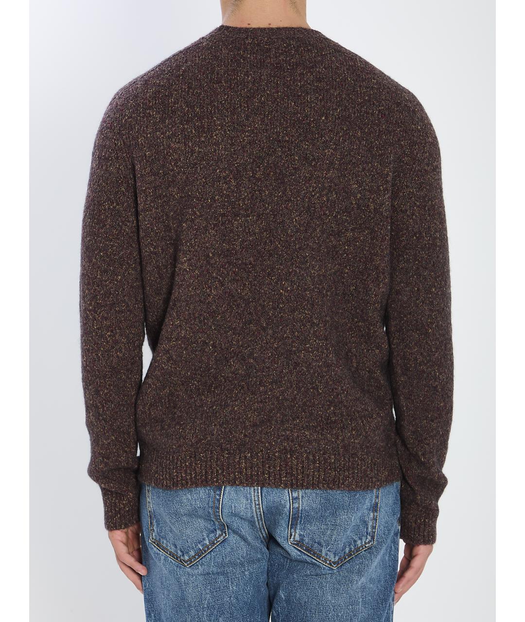 ROBERTO COLLINA Коричневый джемпер / свитер, фото 4